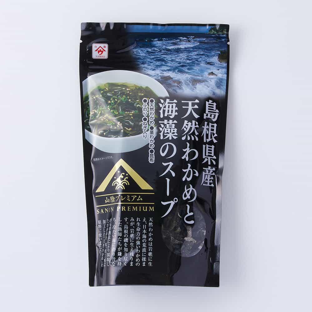 魚の屋オンラインショップ / 島根県産天然わかめと海藻のスープ